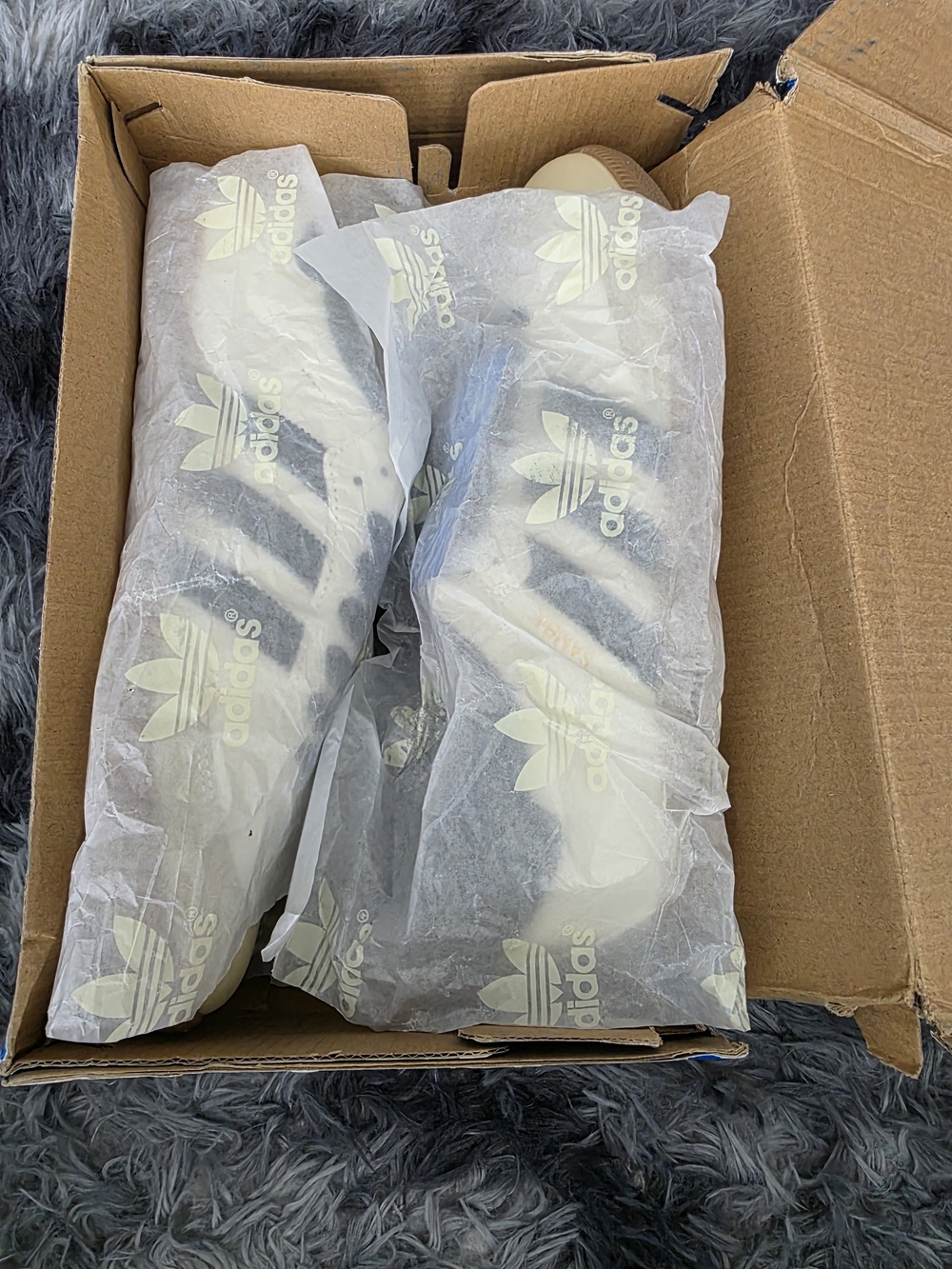 Adidas Samba Vegan Shoes Cream Black Men's Size 9.0 NWOT - Picture 7 of 10